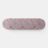 Flamingos Lieben Muster 6 Skateboard (Horizontal)