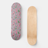 Flamingos Lieben Muster 6 Skateboard (Vorderseite)