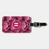 Flamingos Luggage Tag Gepäckanhänger (Vorderseite horizontal)