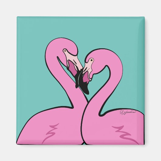 Flamingos Magnet (Vorne)