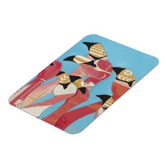 Flamingos Magnet (Linke Seite)