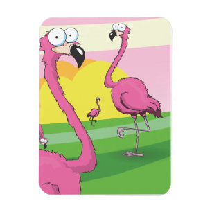 Flamingos Magnet