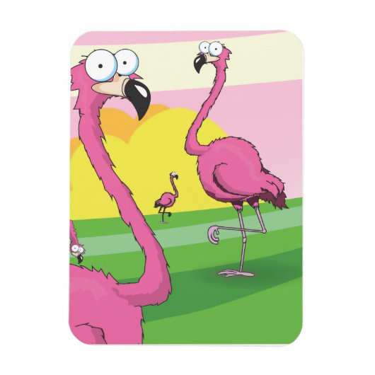 Flamingos Magnet (Vertikal)