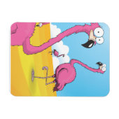 Flamingos Magnet (Horizontal)