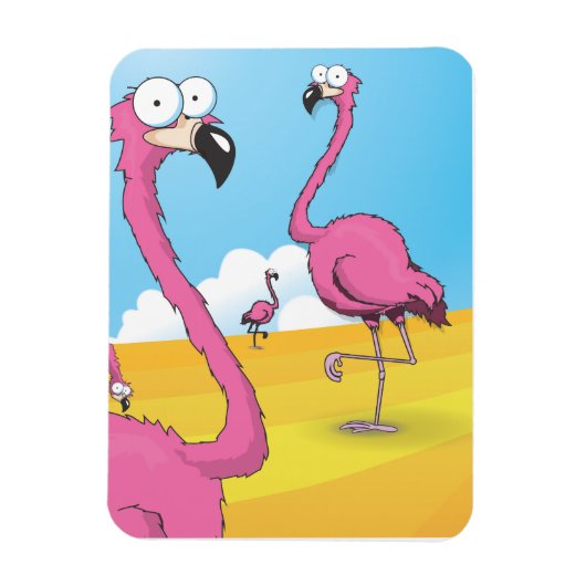 Flamingos Magnet (Vertikal)