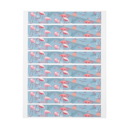 Flamingos Muster 1 (Bogen)