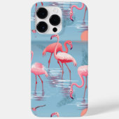 Flamingos Muster 1 Case-Mate iPhone Hülle (Rückseite)