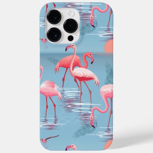 Flamingos Muster 1 Case-Mate iPhone Hülle (Rückseite)