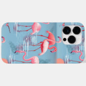 Flamingos Muster 1 Case-Mate iPhone Hülle (Rückseite (Horizontal))