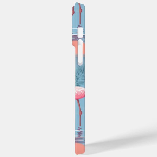 Flamingos Muster 1 Case-Mate iPhone Hülle (Rückseite / Links)