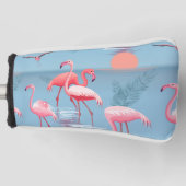 Flamingos Muster 1 Golf Headcover (Vorderseite)