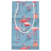 Flamingos Muster 1 Kleine Geschenktüte (Vorderseite)