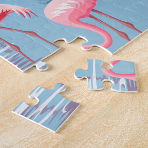 Flamingos Muster 1 Puzzle