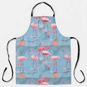 Flamingos Muster 1 Schürze (Vorderseite)
