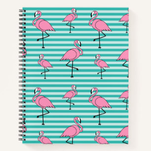 Flamingos Muster Spiral Notebook Notizblock