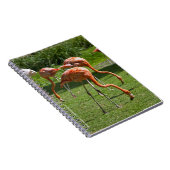 Flamingos-Notebook Notizblock (Rechte Seite)