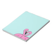 Flamingos Notepad Notizblock (Rotiert)