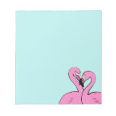 Flamingos Notepad Notizblock (Vorderseite)