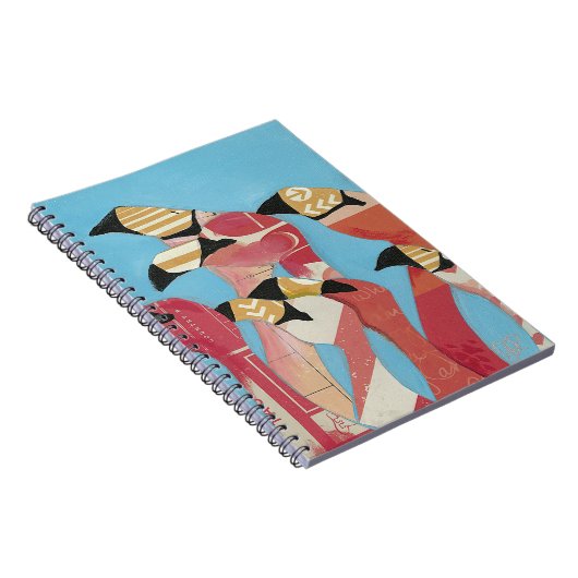 Flamingos Notizblock (Rechte Seite)