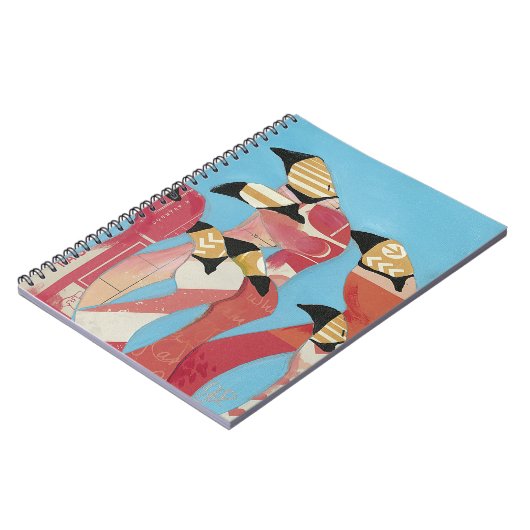 Flamingos Notizblock (Linke Seite)