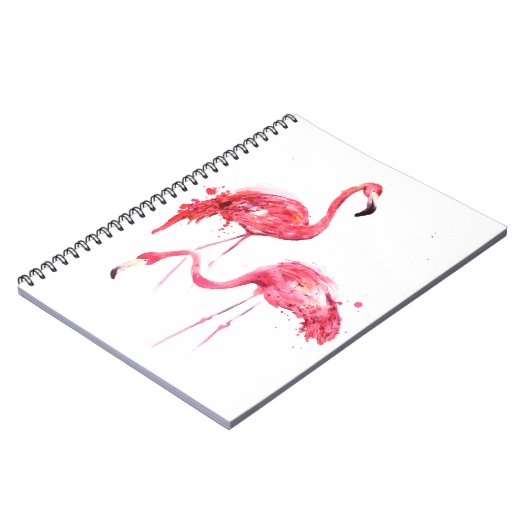 Flamingos Notizblock (Linke Seite)