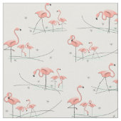 Flamingos Ocean Multi Stoff (Nahaufnahme)