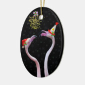 Flamingos-Ornament Keramikornament (Links)