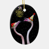 Flamingos-Ornament Keramikornament (Hinten)