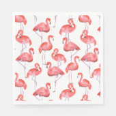 Flamingos Paper Serviette (Vorderseite)
