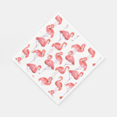 Flamingos Paper Serviette (Ecke)