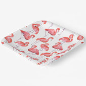 Flamingos Paper Tellers Pappteller (Gewinkelt)