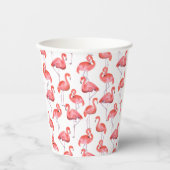 Flamingos Pappbecher (Vorderseite)