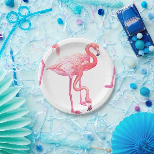 Flamingos Pappteller (Party)