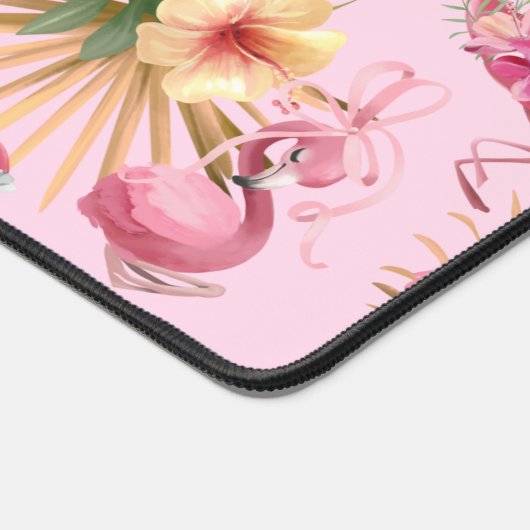 Flamingos Pattern Schreibtischunterlage (Ecke)