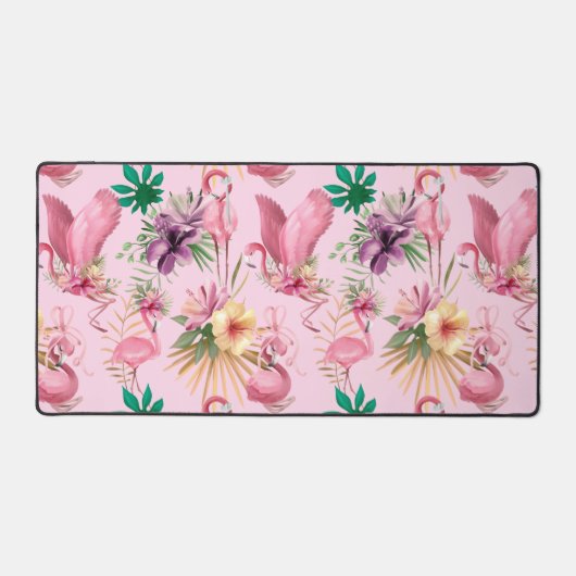 Flamingos Pattern Schreibtischunterlage (Vorderseite)