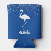 Flamingos Personalisiert Dosenkühler (Rückseite)