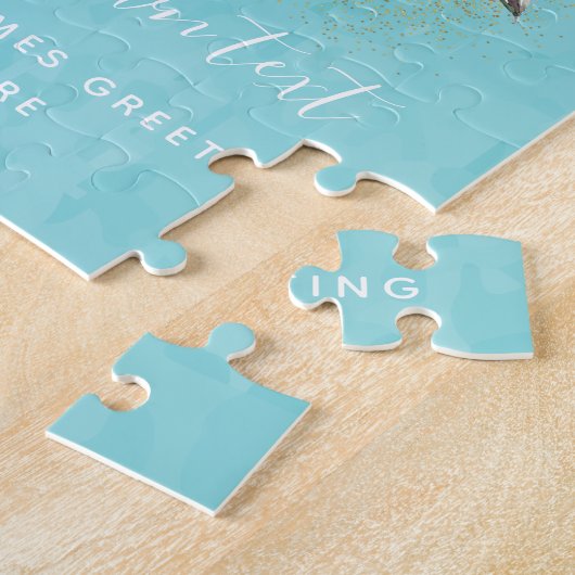 FLAMINGOS Personalisiert Puzzle (Seite)