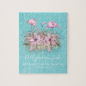 FLAMINGOS Personalisiert Puzzle (Vertikal)