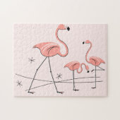 Flamingos Pink 2 Puzzle (Horizontal)