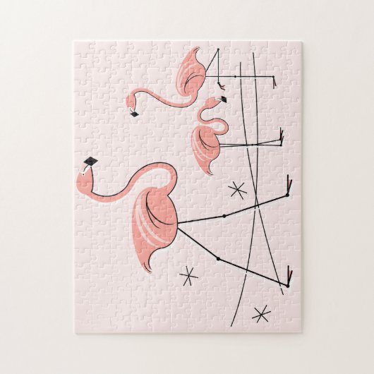 Flamingos Pink 2 Puzzle (Vertikal)