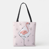 Flamingos Pink Diamant überall auf Totentasche Tasche (Rückseite)