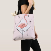 Flamingos Pink Diamant überall auf Totentasche Tasche (Von Nahem)