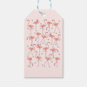 Flamingos Pink Geschenkanhänger (Vorderseite)