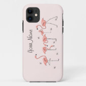 Flamingos Pink Group "Name" iPhone 11 Fall Case-Mate iPhone Hülle (Rückseite)