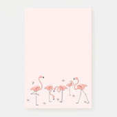 Flamingos Pink Group Post-it Klebezettel (Vorderseite)