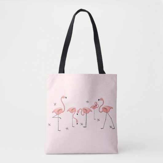 Flamingos Pink Gruppe überall in der Tasche (Vorderseite)