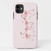 Flamingos Pink iPhone 11 Fall Case-Mate iPhone Hülle (Rückseite)