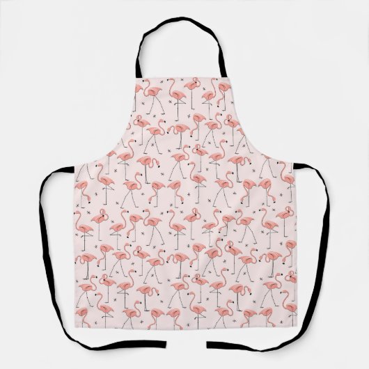 Flamingos Pink kleine Schürze (Vorderseite)