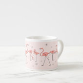 Flamingos Pink Line Espresso Tasse (Vorderseite Rechts)