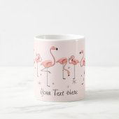 Flamingos Pink Line 'Text' Tasse (Mittel)